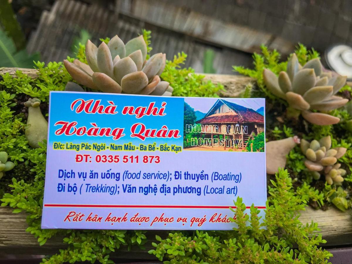 Hoang Quan Homestay Ba Be Eksteriør billede